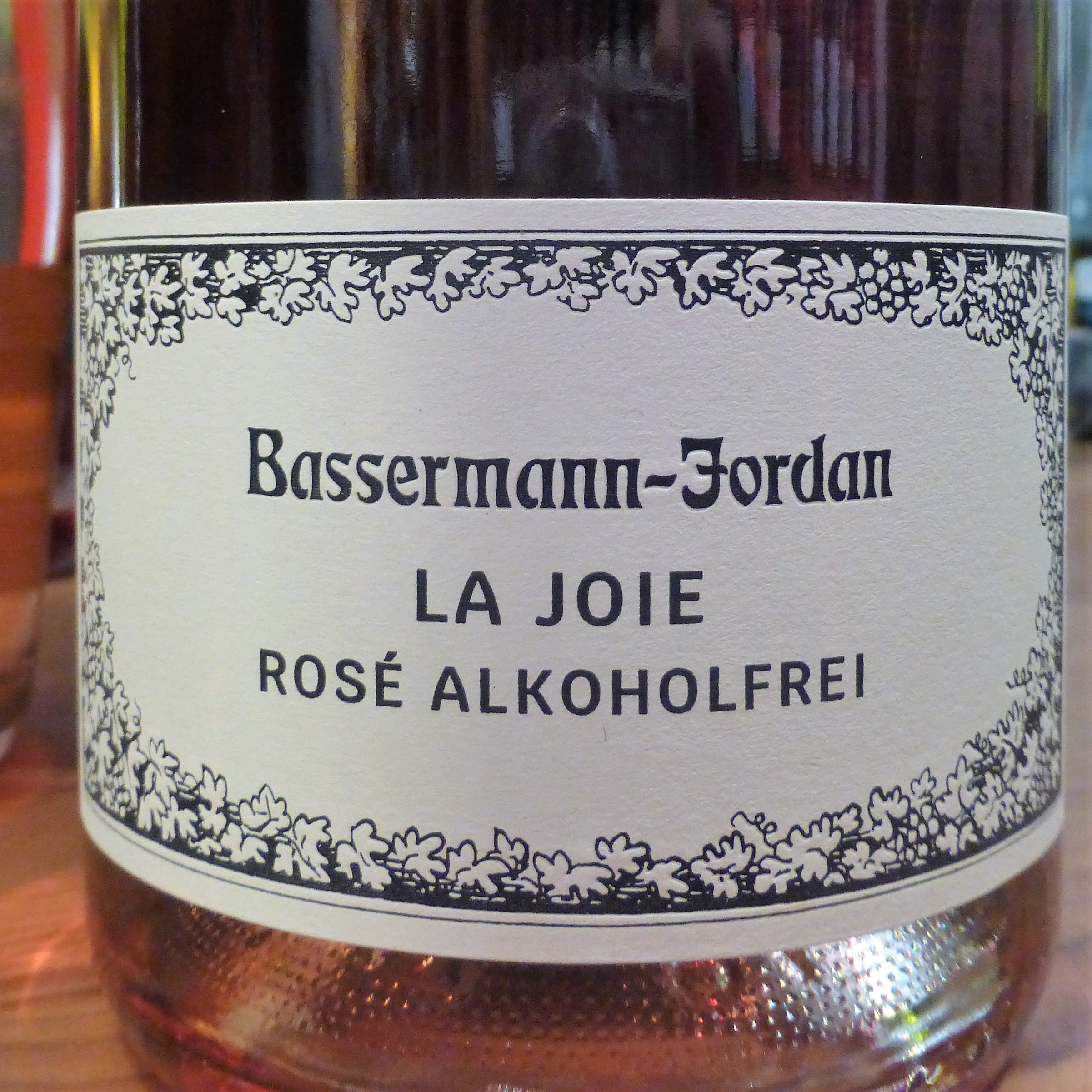 La Joie Rosé alkoholfrei Sparkling, Geheimer Rat Dr. von Bassermann-Jordan